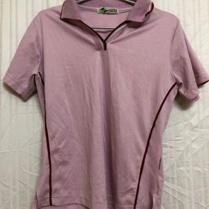ALKEN Pink Short Sleeve T Shirt