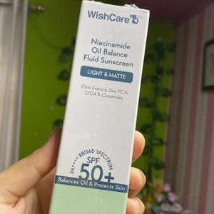 Wishcare Niacinamide Oil Balance Fluid Sunscreen