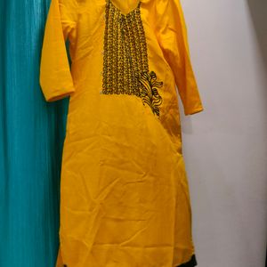 Yellow Kurta For Women