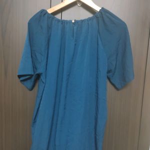 Blue Long Top