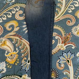 Blue Mid Slim Jeans