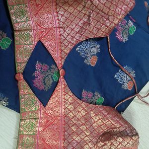 Kanjeevaram Silk Sare With Blouse