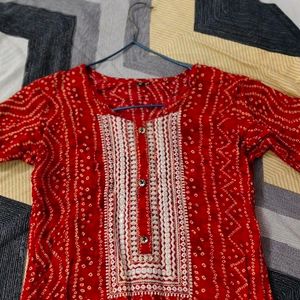 Pretty Red Kurti