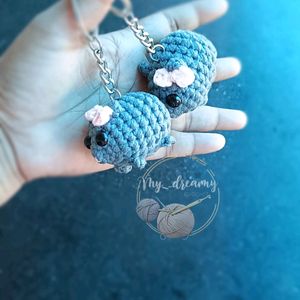 Amigurumi Hamster Keychain/charm(1)