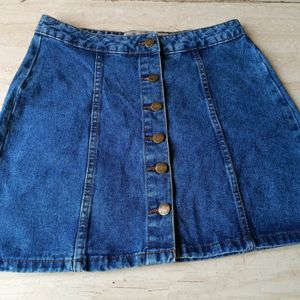 Denim Trendy Fancy Skirt Unique Women