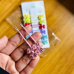 Cute Bow Bobby Pin Sets @ ₹60/- For Two Pairs