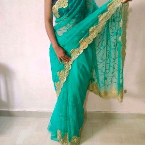 Designer Saree 💙