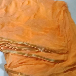 New🌟 Chiffon Saree Unused Freebie Including