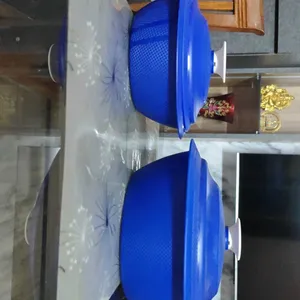 2 Plastic Pot With Lid