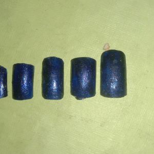 Ky Nails Glitter Blue Colour