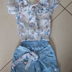 Baby Girl Shorts And Top Set