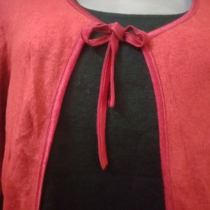 Tie Up Semi Winter Cardigans Top