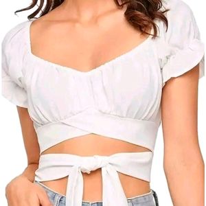 White Butterfly Top