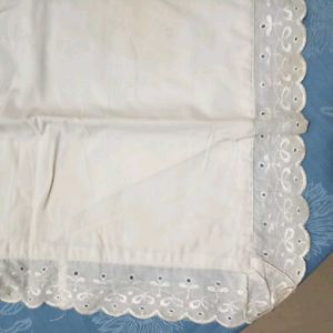 White Square Cushion Cover