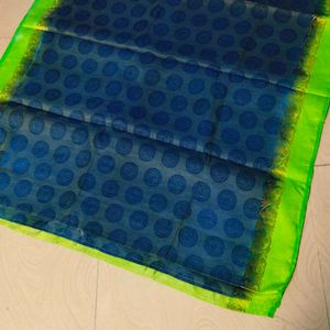 Two Shades Colour Banarasi Silk Saree