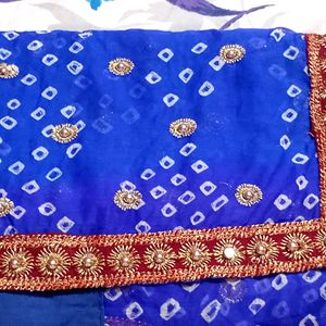 Bandhej Saree