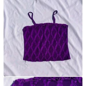 Violet Tube Top