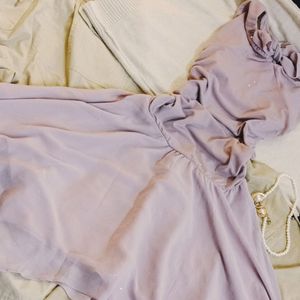 Mermaid Style, Muted Lilac Dress