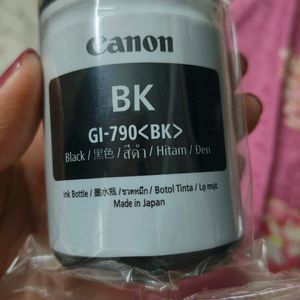 Printer Ink Black Colored