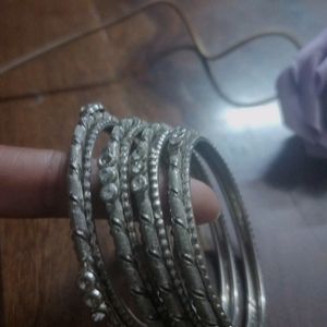 Silver Bangles