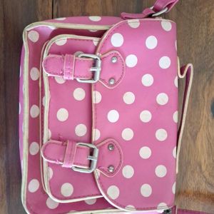 Pink Polka Dot PURSE kids