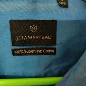 J Hampstead Sexy Blue Coloured Shirt