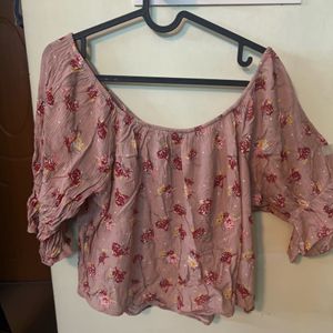 Pink top Floral