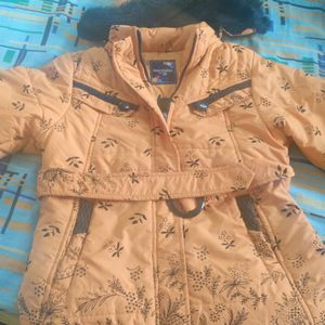 Girl's Jacket With Detachable Cap