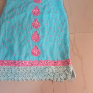 Full Heavy Work Front Back Kurta