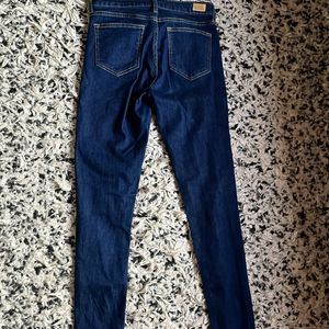 Distressed Benetton Denim Blue Jeans