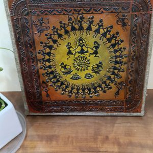 Embossed Warli Art Decor