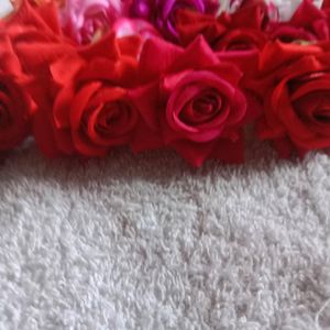 Combo Of Beautiful Duplicate Rose Flowers For Hair