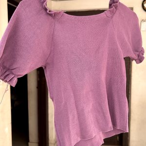 Purple Crop Top