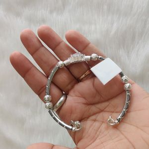 Pure Silver Kada For Women Nd Girls