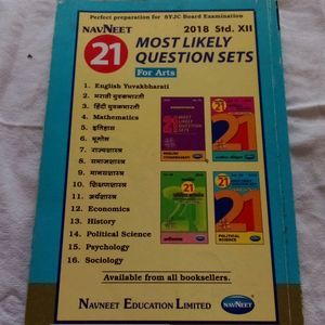 21Most Likely Question Sets 2018 Sociology.Std.XII