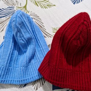 Set Of 2 Monkey Caps For Adults