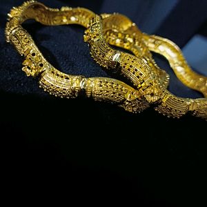 Kundan Gold Plated Bangles For Women