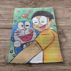 Mini Handmade Cardboard Canvas Painting