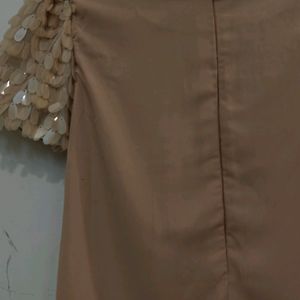 Tan Vintage Dress