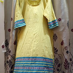 Bottom Embroidered Kurti 👗