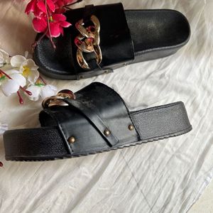 Flats And Sandals Black New