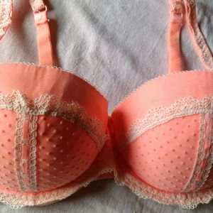 Peach Padded C. Cup Bra