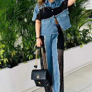 Denim Net Coord Set