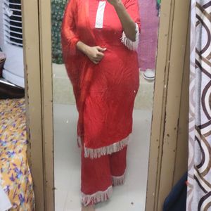 Kurti And Pent With Dupatta