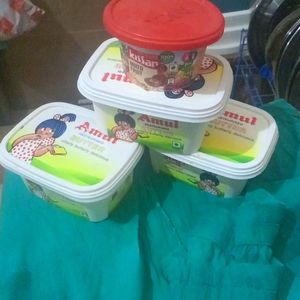 Amul Pasteurised Butter Empty Box ,Kissan Mixed Fruit Jam Empty Boxes