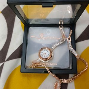 Rose Gold Bracelet Watch