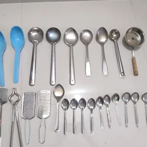 kitchen spoon combo steel &plastic