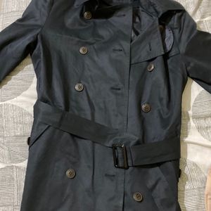 Black Fit Trench Coat