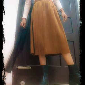 Velvet  Brown Urbanic Copied Skirt