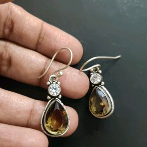 Brass Earrings With 925 Plating